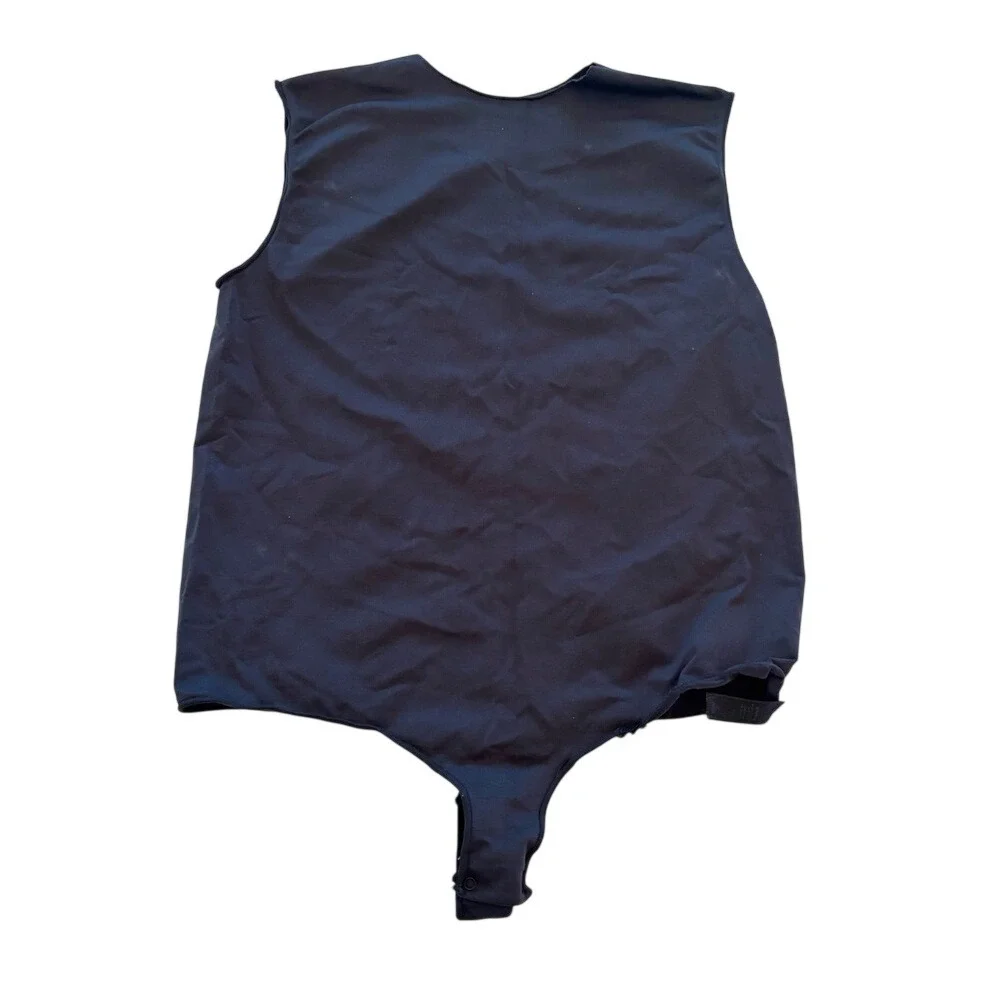 SKIMS Essential Crew‎ Neck Sleeveless Bodysuit Black size 3X